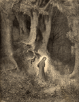 thumbnail of Dante in the dark wood by Dore
