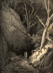 thumbnail of the descent into the Inferno by Dore