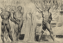 thumbnail of Malebranche by William Blake