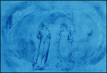 thumbnail of Dante and Beatrice in Gemini by William Blake