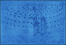 thumbnail of Dante and Beatrice in Stars by Sandro Botticelli