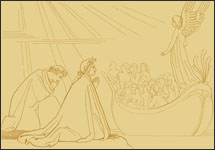 thumbnail of Angel and New Arrivals by Flaxman