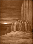 thumbnail of Slothful Penitents (Abbot of St. Zeno) by Dore
