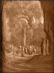 thumbnail of Gluttonous Penitents and Tree by Dore