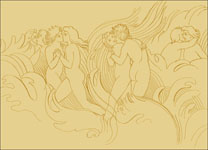 thumbnail of Embrace of Lustful by Flaxman