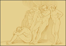 thumbnail of Belacqua (Negligent Souls) by Flaxman